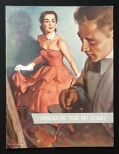 VINTAGE 1958 INTRODUCING YOUR ART SCHOOL 32 PAGE BOOK BY ART INSTRUCTION INC