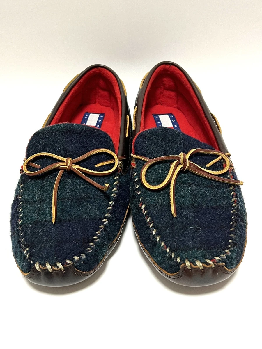 Tommy Hilfiger Shuteye Men s Size 12M House Slippers Leather Wool