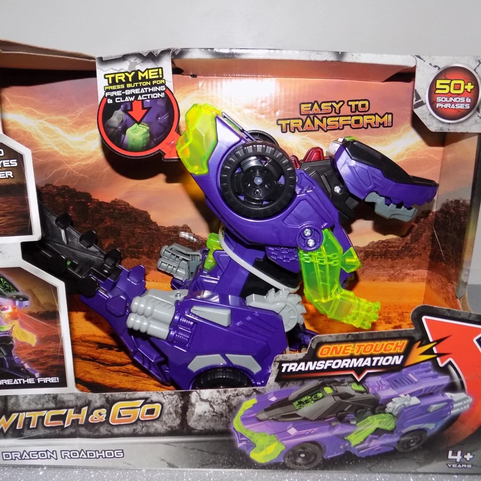 Switch Dragon Roadhog VTech Vehicle with 1-Touch Transformation - Image 2 of 4