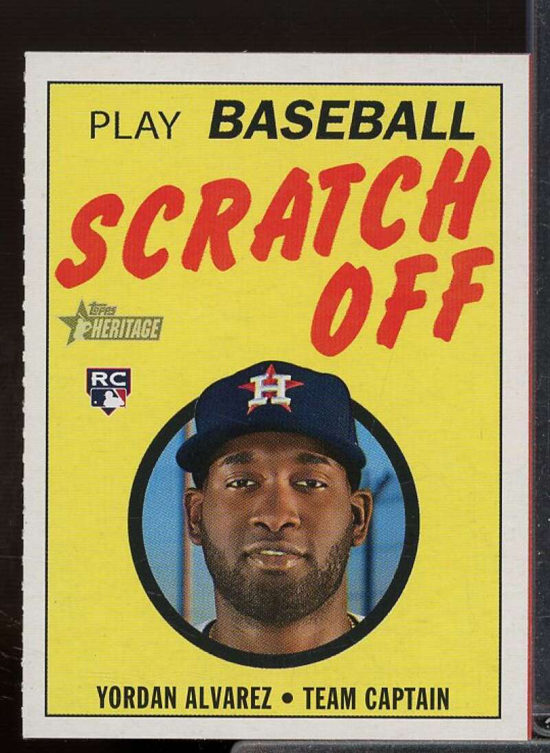 Yordan Alvarez Rookie Card 2020 Topps Heritage '71 Topps