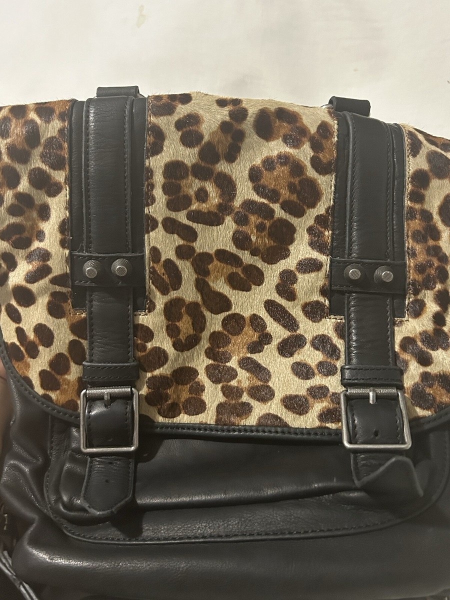??ASH Leather Leopard Britt Calf Hair Backpack?? NWOT ASH Leather leopard Britt calf hair backpack | eBay main image 3