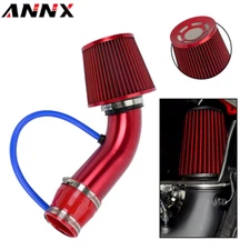 3"/76mm Car Cold Air Intake Filter Induction Kit Pipe Power Flow Hose System