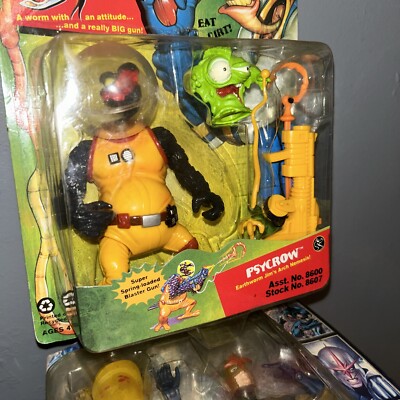 Psycrow (Vintage Earthworm Jim, Playmates) Sealed | eBay