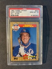 1987 Topps Tiffany GARY CARTER All Star  #602    PSA 10    NY Mets