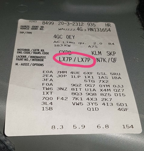 Volkswagen Genuine Touch-Up Paint Night Blue Metallic LH5X/Z2/H5X + Additions - Picture 9 of 10