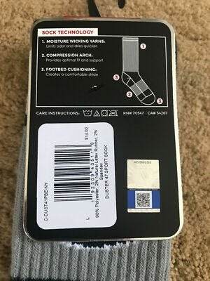 NCAA Penn State Nittney Lions Mens Socks Assorted Blue White Large
