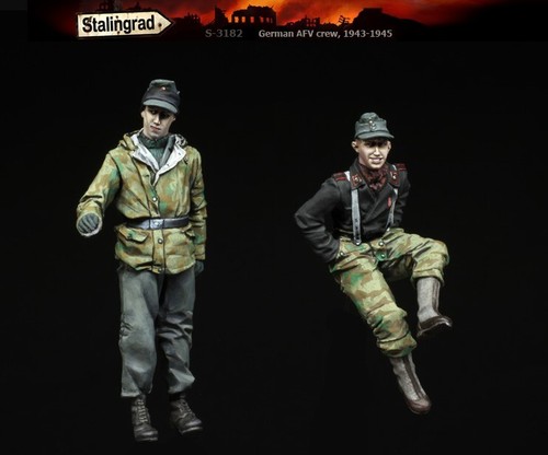 Stalingrad SL-3182 1/35 German AFV Crew 1943-45 - Foto 4 di 7