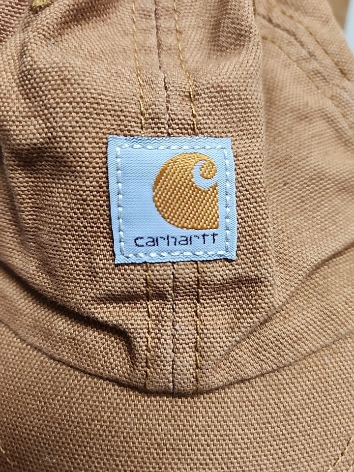 Boné de beisebol infantil Carhartt tamanho único marrom ao ar livre bebê crianças - Imagem 4 de 4