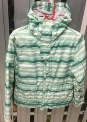 Ski Snowboard Jacke Damen von NITRO, Small, gestreift, grün/weiß