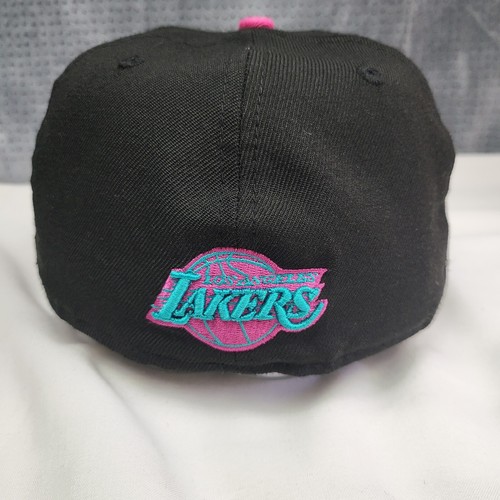 Gorra ajustada clásica de madera dura de la NBA de Los Angeles Lakers 71/2 New Era 59Fifty - Imagen 3 de 9