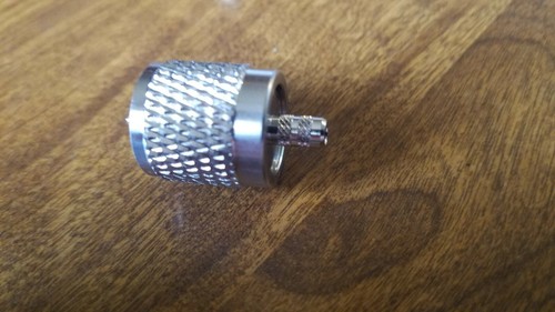 Amphenol 182100 RF UHF PL259 Conn, Straight Plug, Crimp, 50 ohm, RG58, LMR-200, - Picture 2 of 5