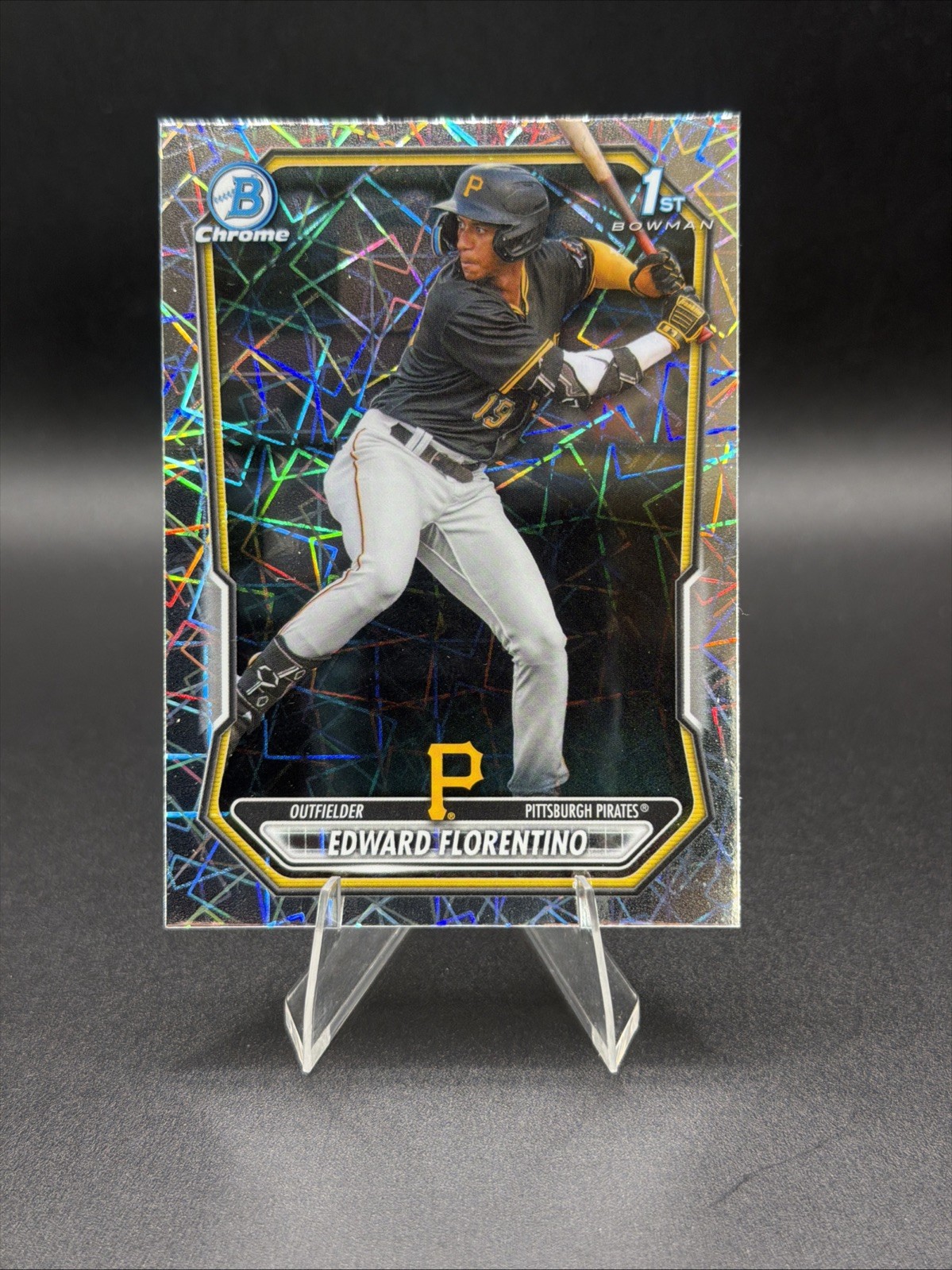 2026 Bowman Chrome Edward Florentino #BCP-82 Pirates 1st Laser Refractor