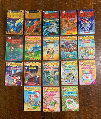 Mixed Lot Of 18 Scholastic Geronimo Stilton Children s Chapter Books