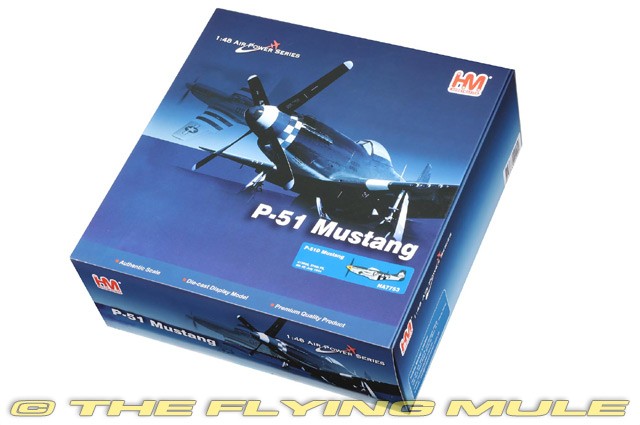 HMホビーマスター　P-51 Mustang 1:48 ダイキャストモデル P-51D Mustang 1:48 Diecast Model - Hobby Master HM-HA7747