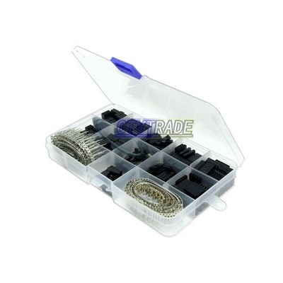 620x new   Wire Jumper Pin Header Connector Housing Kit and M/F Crimp Pins *pt