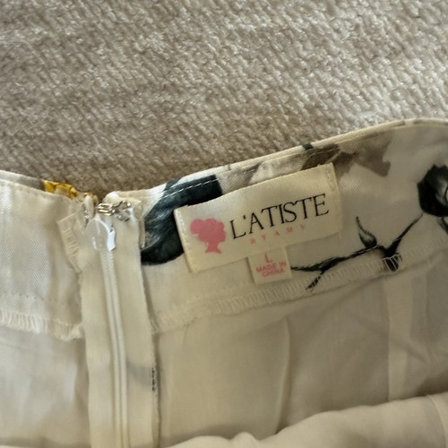 NWT L'atiste by Amy 2 Piece Outfit With Shorts and Crop Top *Cute* Size Large - Picture 6 of 7