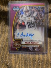 2024 Topps Bowman Chrome University Chrome Prospect #PA-JBU Jalen Buckley 62/150