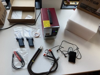 GLITTER 811H Industrial Energy Storage Spot Welder 42KW Resistance Measurement