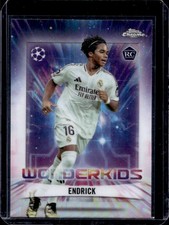 2024-25 Topps Chrome UEFA Endrick Wonderkids RC Rookie #WK-2 Real Madrid