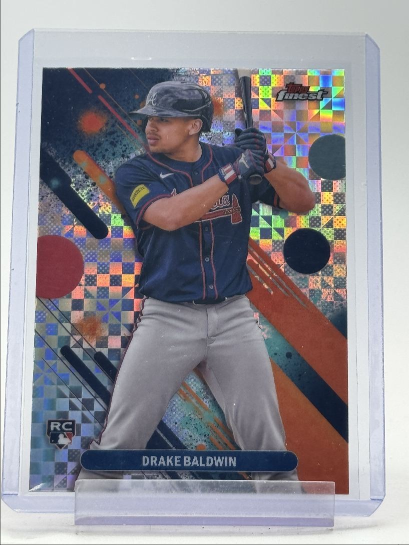 DRAKE BALDWIN 2025 TOPPS FINEST ROOKIE COMMON CHECKERBOARD RC Q4321