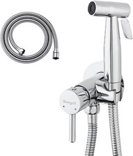 Ibergrif M22004 Handheld Bidet Mixer Tap With Hose 1.2m Hot & Cold Water Control