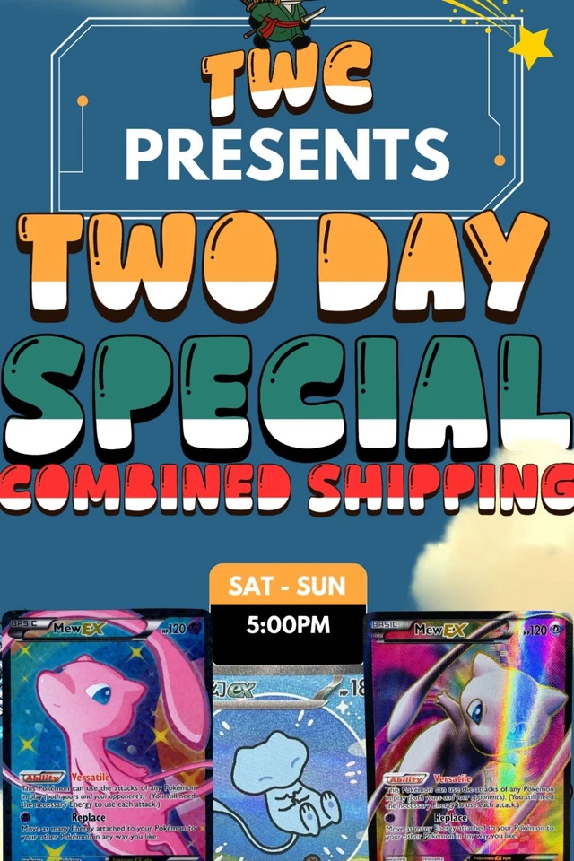 2 DAY COMBINED SHIPPING! Pokemon, One Piece Singles, Slabs, Sealed!!