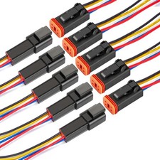 4 Pin Waterproof Connector,4 Wire Electrical Car Auto Connector,With 20CM 16A...