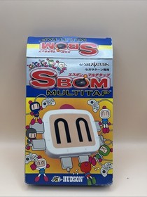 Bomberman SBOM Multitap HC-736 Sega Saturn Hudson Boxed Tested Japan Used