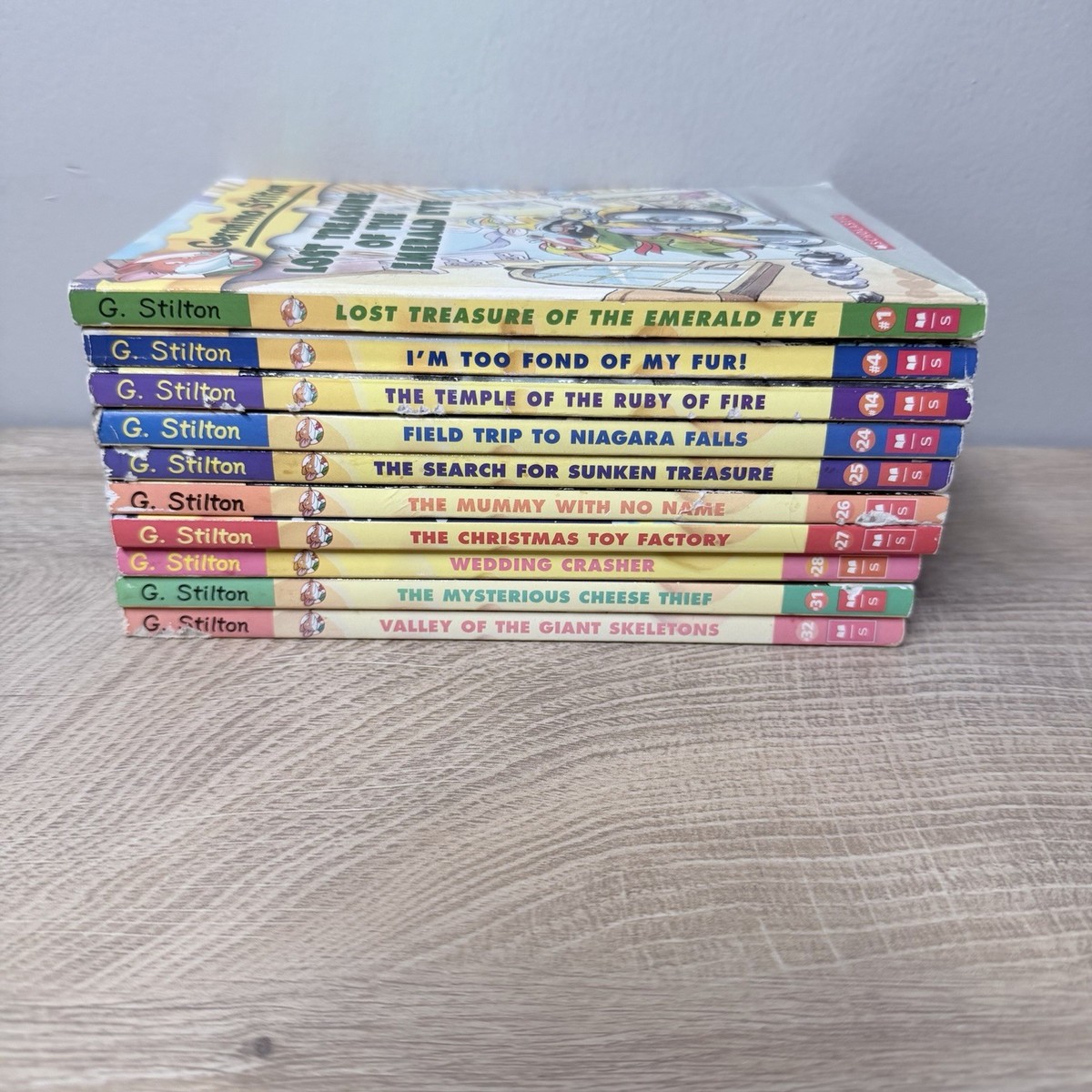 Geronimo Stilton Book Lot Kids Chapter Books Adventure Series