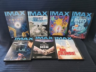 LOT OF 7 SCIENCE DVD IMAX. Hidden Dimension, Mission To Mars, Cosmic Voyage More