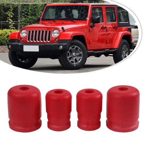 Front and Rear Bump Stops Set of Four for Jeep For Wrangler JK JKU 0718 Fit - Picture 2 of 24