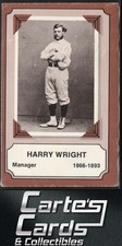 Harry Wright 1975 Fleer Official Major League Patches #2 Pioneers of Baseball