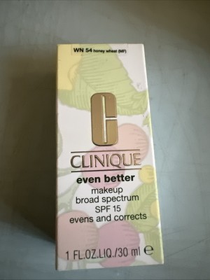 Clinique Even Better Makeup Broad Spectrum SPF 15 1oz WN-54 Honey Wheat