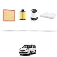 Hoffcar Wartungsset - 4 Filter FüR Opel Combo D 1.6 Cdti 66 Kw Ab 2012