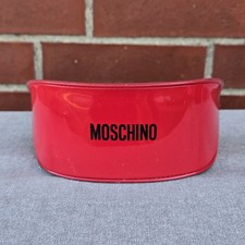 Moschino Shiny Red/Black Patent Sunglasses Case Pre-owned