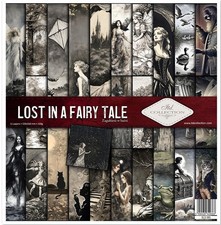11.8" x 12.1" scrapbooking paperpad Lost in a Fairy Tale 11 sheets 200gsm