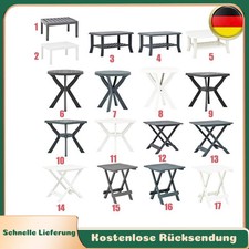 Gartentisch Bistrotisch Kunststoff Balkontisch Klappbar Tisch mehrere Auswahl