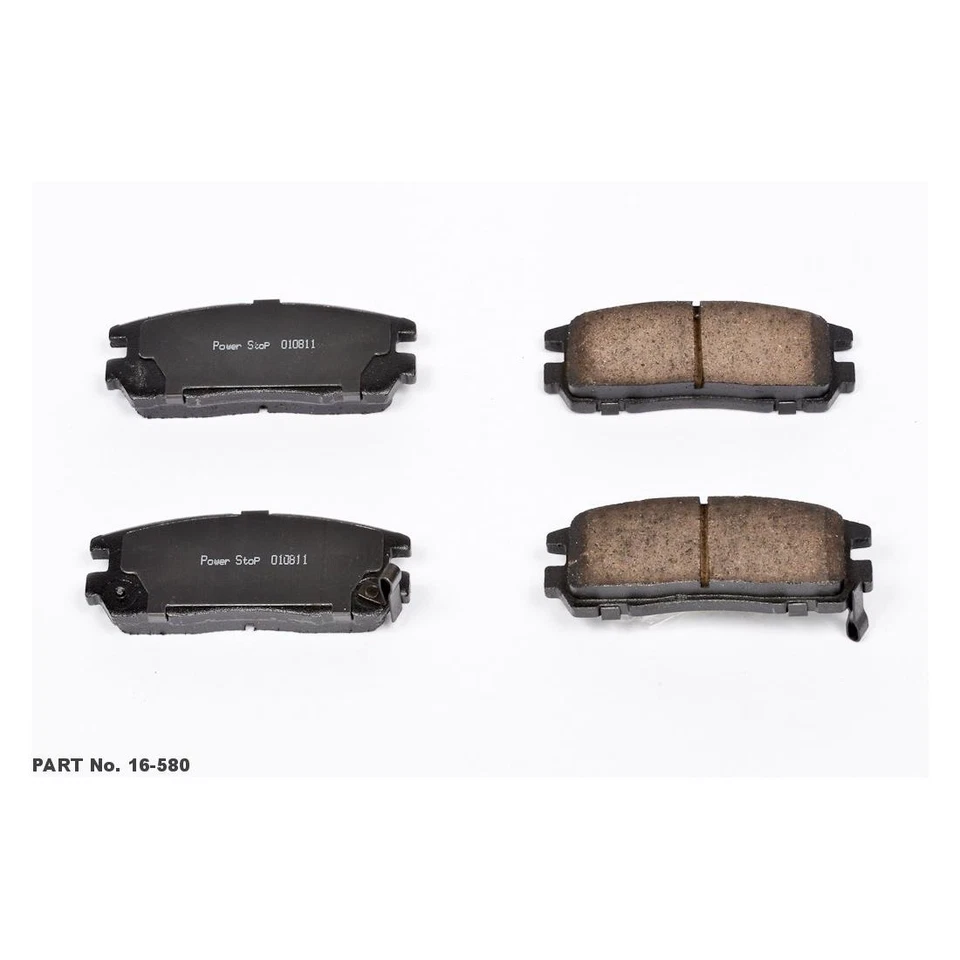 6xConjunto de pastilhas de freio rotores de freio compatível com Honda Passport 3.2L Acura SLX 3.2L 3.5L_ - Imagem 3 de 4