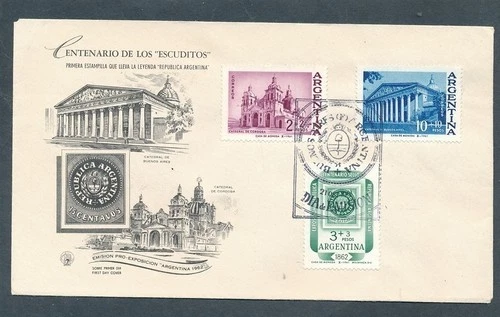 D444722 Argentina FDC Centenary of the Escuditos 1961