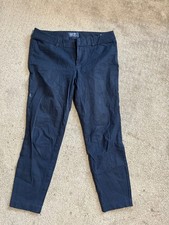 Old Navy Pixie Pants Women Size 8 Blue Mid Rise Secret Slim Pocke