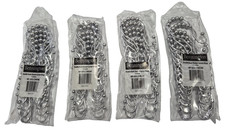 4 Sets BENNINGTON Shower Hooks Double Ball Roller Style Chrome 48
