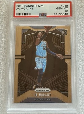 2019-20 Panini Prizm Ja Morant Rc Variation #249 PSA 10