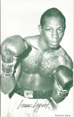 Boxer ISAAC LOGARD Postcard