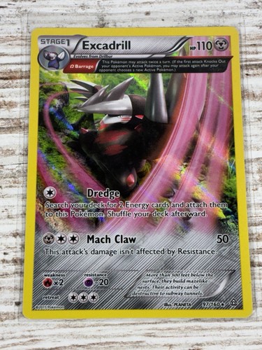 Excadrill Holo 97/160 Primal Clash Pokemon Card MP Moderate Play