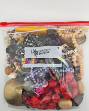 4lb Mystery Junk Jewelry Bag Of Mixed Used Pieces Crafting Some Wearable