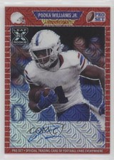 2021 Leaf Pro Set Metal 1989 Red Mojo 5/35 Pooka Williams Jr #PA-PWJ Auto 4z8