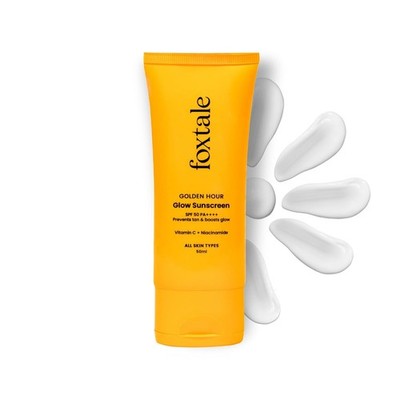 Foxtale Vitamin C & Niacinamide Sunscreen SPF50 PA++++ 50ml