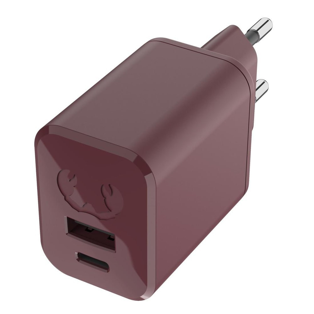 Мини-зарядное устройство FRESH N REBEL USB-C и USB-A, PD 45 Вт, темно-лиловый #1907363