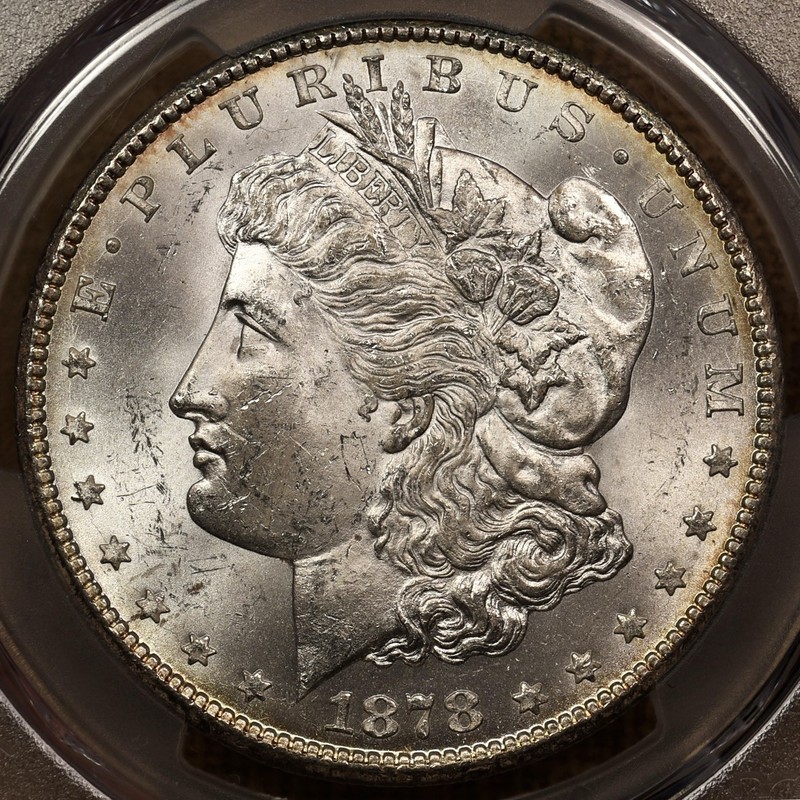 1878-CC Morgan dollar, PCGS MS63 Original White & very sweet! DavidKahnRareCoins