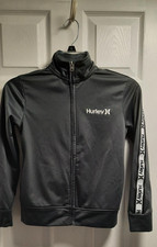 NWOT Boys Grey Hurley Athletic Casual Leisure Jacket Sz 8